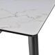 Galds OSTEN 110-140x80 White Gold Matt Table, изображение 10