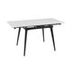 Galds REEF 90-140x75 White Marble Matt Table, изображение 3