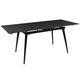 Galds REEF 120-180x80 Basalt Stone Matt Table
