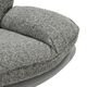 Krēsls ROY Grey Chenille Armchair, 2 image
