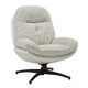 Krēsls ROY Light Grey Chenille Armchair
