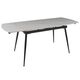 Galds VELA 110-170x75 White Marble Matt Table, изображение 4
