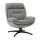 Krēsls YORK Grey Chenille Armchair