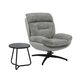 Krēsls YORK Grey Chenille Armchair, 3 image