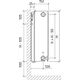 Purmo Tērauda paneļu radiators Purmo Ventil Compact Tips 33 H500/L1200 - gab., 2 image