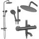 Rea Sanitary Zestaw Prysznicowy Natryskowy Z Termostatem Rea Lungo Tytan