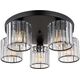 Toolight Lampa sufitowa kryształowa EBT023-5C CZARNA, 4 image