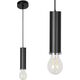Toolight Lampa wisząca  OSTI A APP104-1CP Czarna