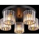 Toolight Lampa sufitowa kryształowa EBT023-5C CZARNA, 3 image