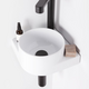 Washbasin Yard 280 C ceramic white matt