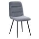 Krēsls BOS Grey Velour Chair, 2 image