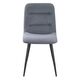 Krēsls BOS Grey Velour Chair, 3 image