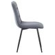 Krēsls BOS Grey Velour Chair, 4 image