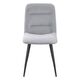 Krēsls BOS Light Grey Velour Chair, 4 image