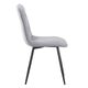 Krēsls BOS Light Grey Velour Chair