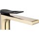 Rea Sanitary Bateria Umywalkowa REA SOUL Czarna / Złota Szczotkowana Wysoka, 2 image
