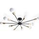 TooLight Zirnekļa lampa 10 Black Gold APP503-10C