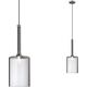 Toolight Lampa Sufitowa Wisząca Szklany Klosz APP1703-1CP GREY C