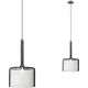 Toolight Lampa Sufitowa Wisząca Szklany Klosz APP1701-1CP GREY A