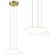 Toolight LAMPA WISZĄCA LED APP1691-1PC Złota