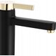 Смеситель для умывальника Rea  Polo Black Gold High, изображение 2