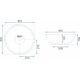 Rea Sanitary Umywalka Nablatowa Rea Felicia, 4 image