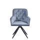 Krēsls MAX Light Blue Velvet Chair, 2 image