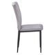 Krēsls RALF Light Grey Velour Chair, 3 image