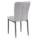 Krēsls RALF Light Grey Velour Chair, 4 image