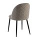 Krēsls SET Grey Velour Chair, 7 image