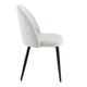 Krēsls SET Light Grey Velour Chair, 5 image