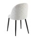 Krēsls SET Light Grey Velour Chair, 7 image