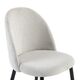 Krēsls SET Light Grey Velour Chair, 8 image