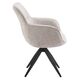 Krēsls TURIN Beige Chenille Chair, 4 image