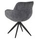 Krēsls TURIN Dark Grey Chenille Chair, 2 image