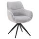 Krēsls TURIN Light Grey Chenille Chair