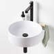 Washbasin Yard 400 ceramic white matt