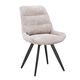 Krēsls ART Beige Chenille Chair, 3 image