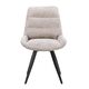 Krēsls ART Beige Chenille Chair, 4 image