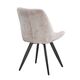 Krēsls ART Beige Chenille Chair, 6 image