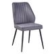 Krēsls DEX Dark Grey Velour Chair, 2 image
