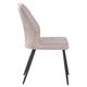 Krēsls DEX Light Brown Velour Chair