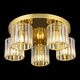 Toolight Lampa sufitowa kryształowa EBT024-5C ZŁOTA, 3 image