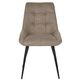 Krēsls GENT Light Brown Burlap Chair, 3 image