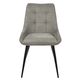 Krēsls GENT Light Grey Burlap Chair, 2 image
