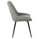 Krēsls GENT Light Grey Burlap Chair, 3 image