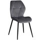 Krēsls KEN Dark Grey Velvet Chair, 2 image