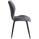Krēsls KEN Dark Grey Velvet Chair, 4 image