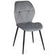 Krēsls KEN Light Grey Velvet Chair, 3 image