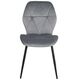 Krēsls KEN Light Grey Velvet Chair